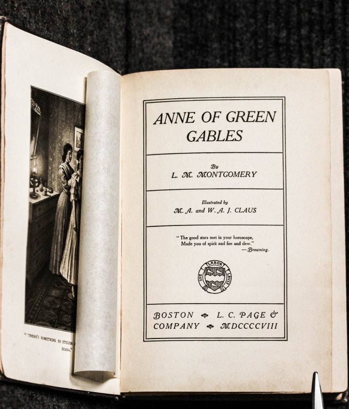 Anne Of Green Gables [ Uncommon Brown Cloth 1st Impression, 1st Edition]