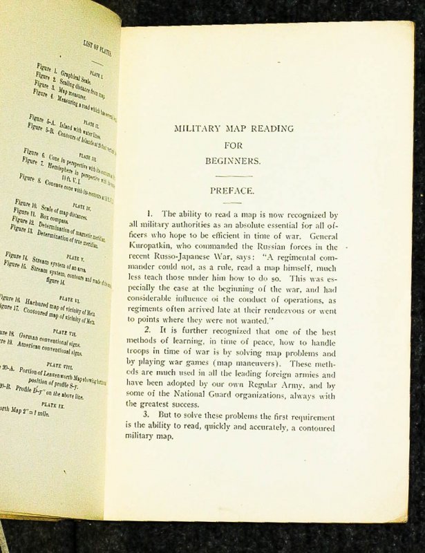 Military Map Reading 1st Ed 10th Thousand, Folding Maps